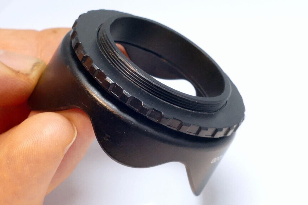 Polaroid 37mm Lens Hood Shade Threaded screw in  plastic tulip petal shape