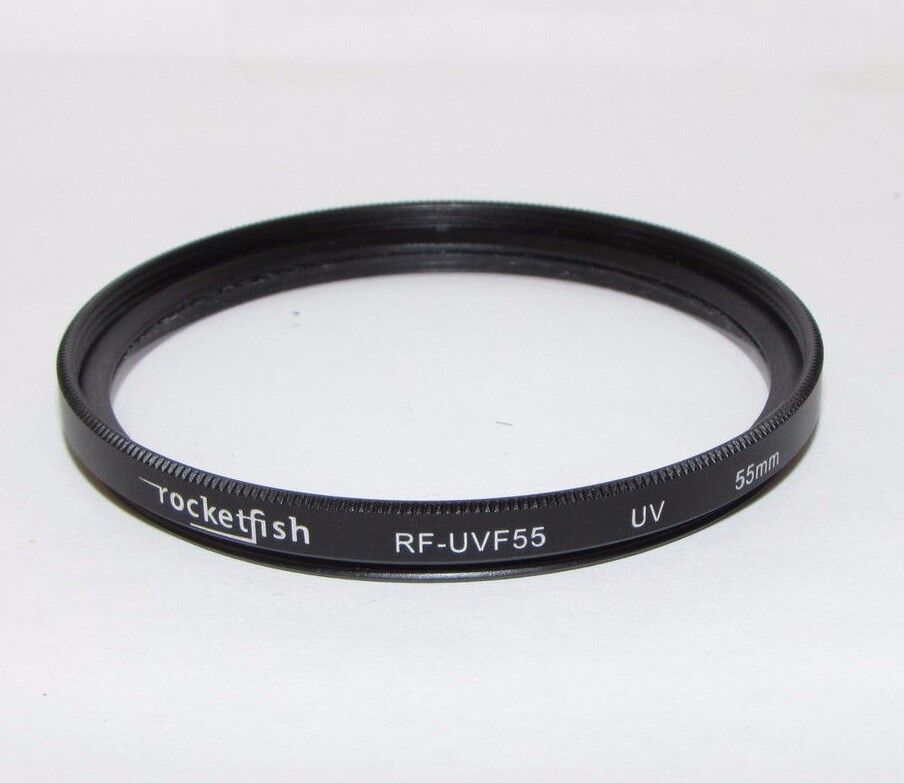 Used Rocketfish RF-UVF55 UV 55mm Lens Filter
