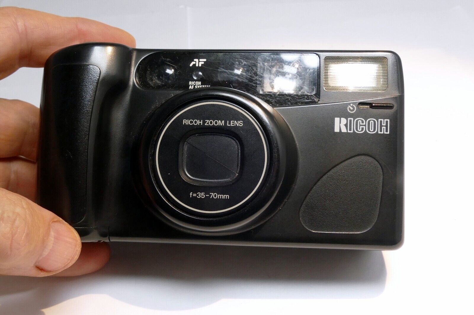 RICOH Shotmaster Zoom 70 35mm Camera with Strap  - untested AS IS