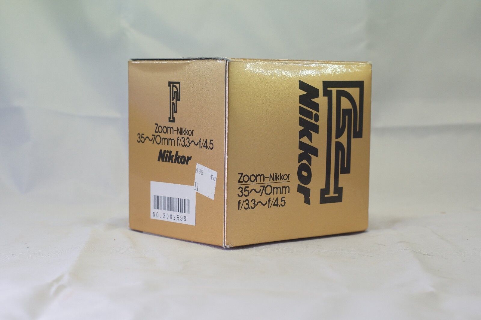 Empty Box for Nikon zoom 35-70mm f3.3-4.5   F (Ai-s)  lens manual focus