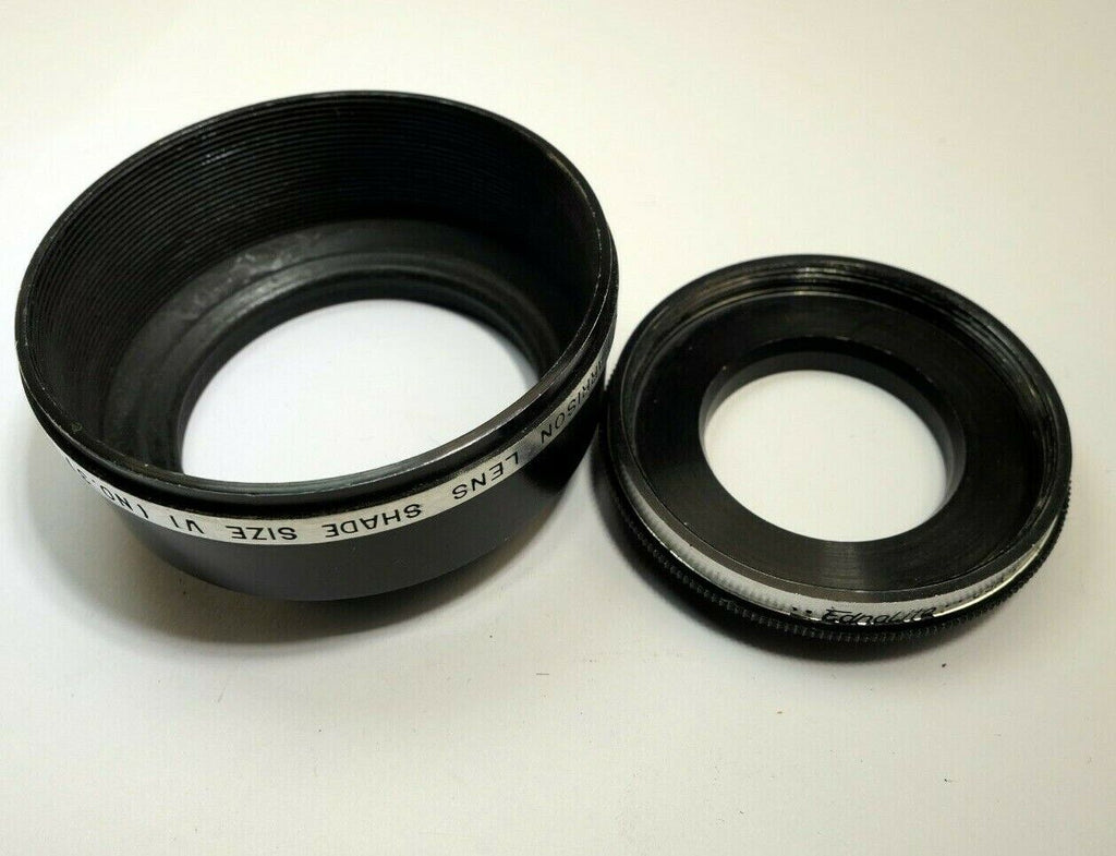Harrison Series 6 VI 44mm OD lens hood shade metal w/ 30mm OD threads on bottom