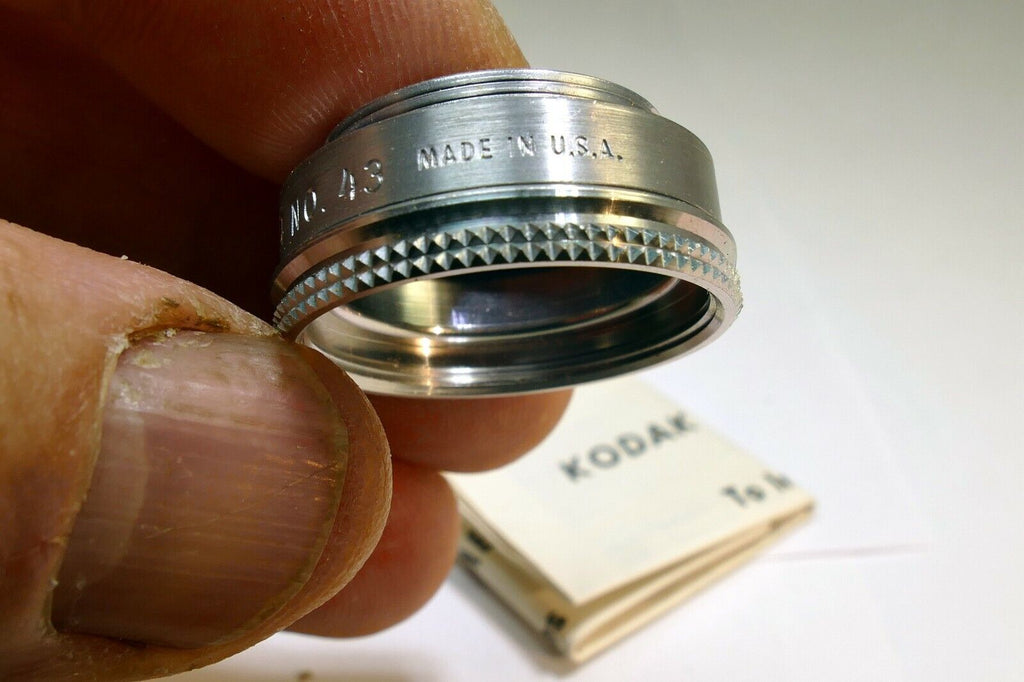 Kodak series 4 IV Adapter No. 43 to 20.5mm threaded Filter Ring holder 20.3mm