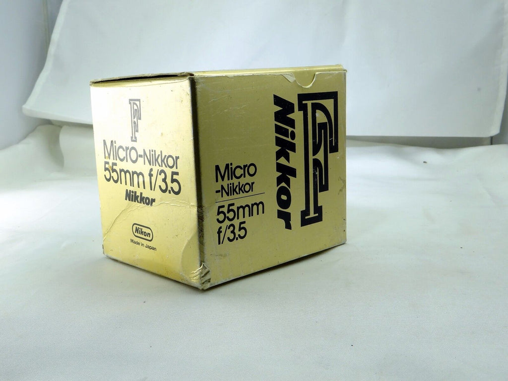 Empty Box  for Nikon 55mm f3.5 Micro-Nikkor  Lens