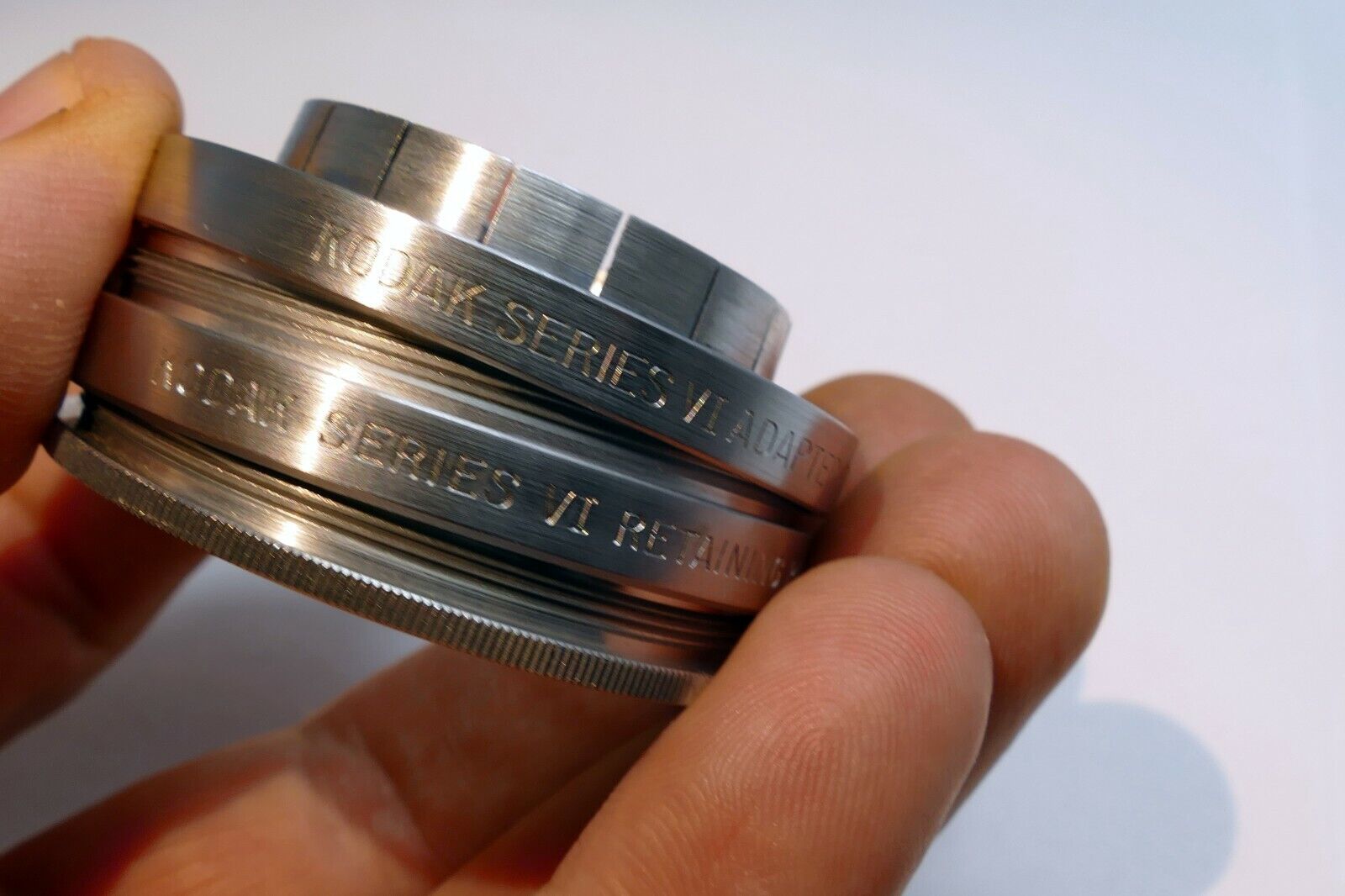 31mm I to series 6 VI 44.5mm metal adapter filter holder w/ retaining ring 1 1/4