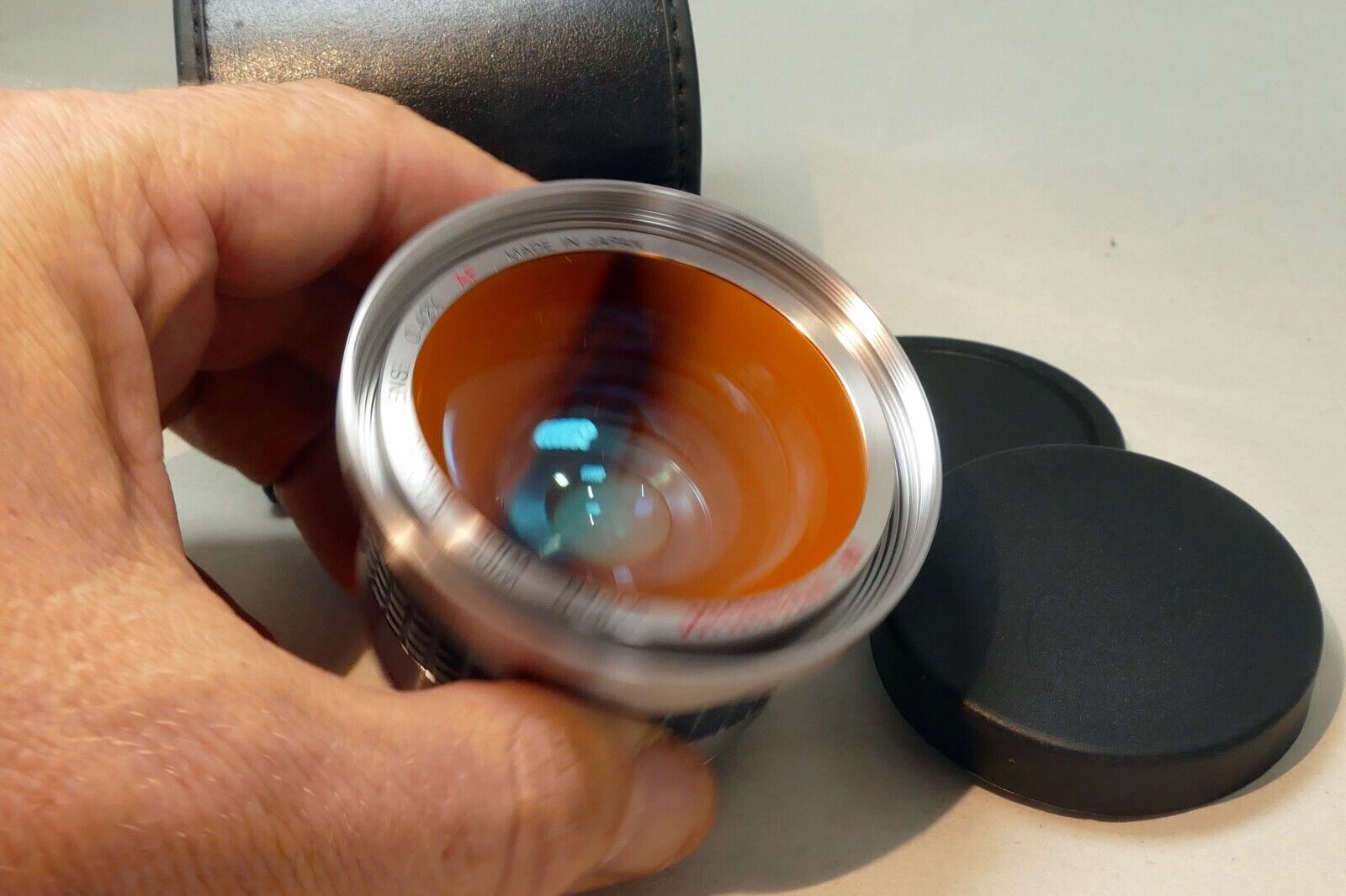 IR Titanium Super WIDE AUX Camera LENS Series VII 54mm threads - with haze AS IS
