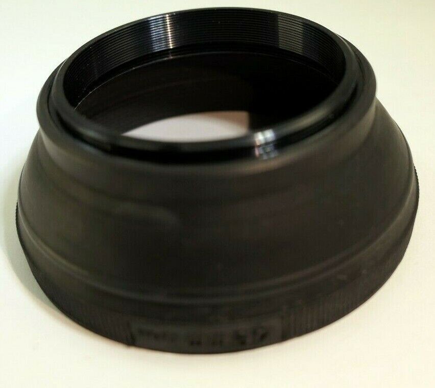 49mm Rubber Lens Hood Shade for Normal 50mm f1.7 f1.8 f1.9 double threaded