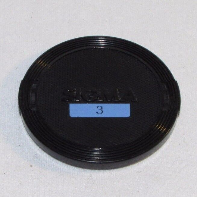 Black Sigma 58mm Lens Front Cap Made in Japan B01551
