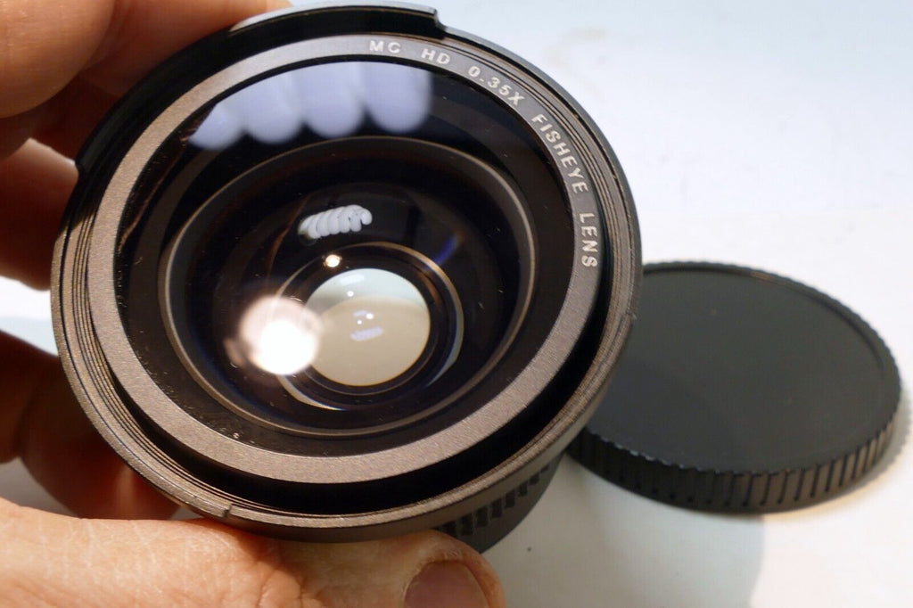 MC HD  0.35X AUX Super  Wide angle Fish eye 58mm Lens for 18-55mm IS EF