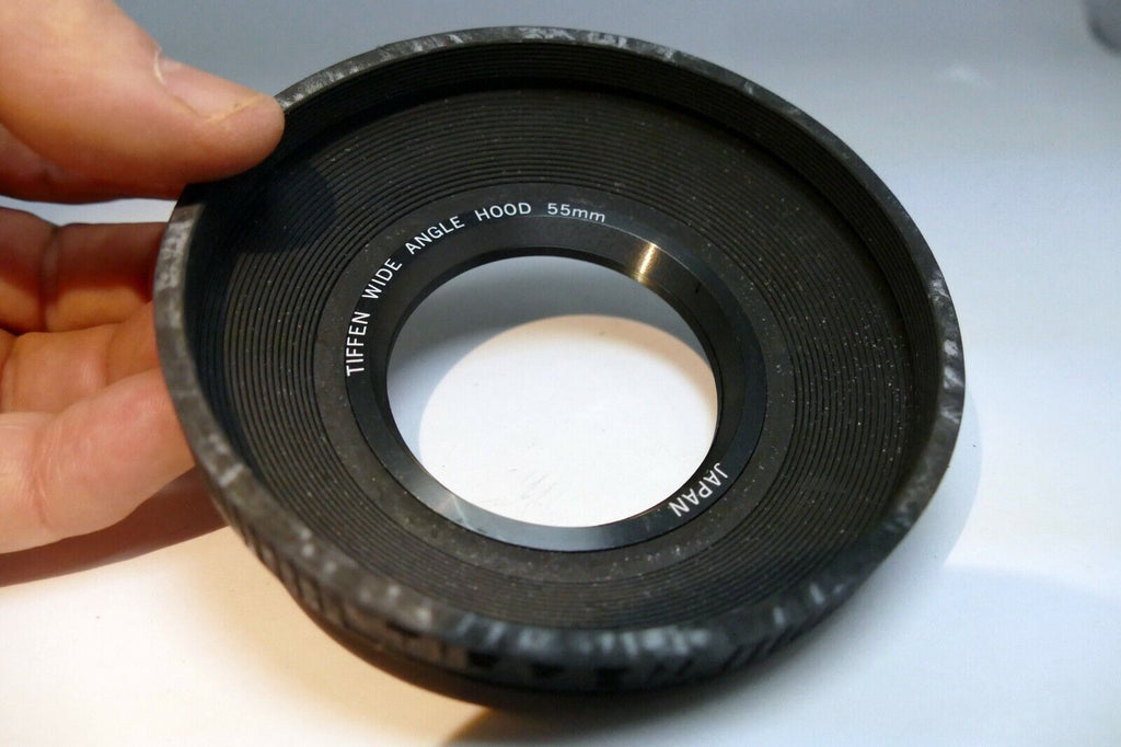 Lens 55mm Rubber Hood shade wide angle for 28mm f2.8 f2