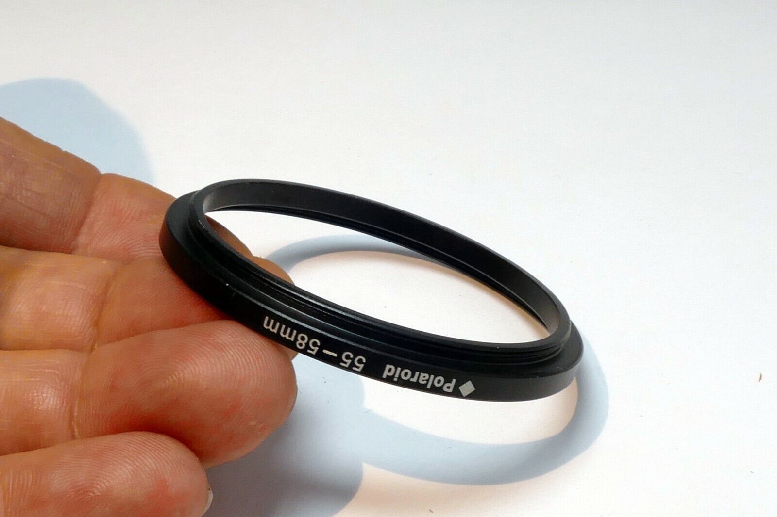 Polaroid 55mm to 58mm ring Metal adapter threaded step-up