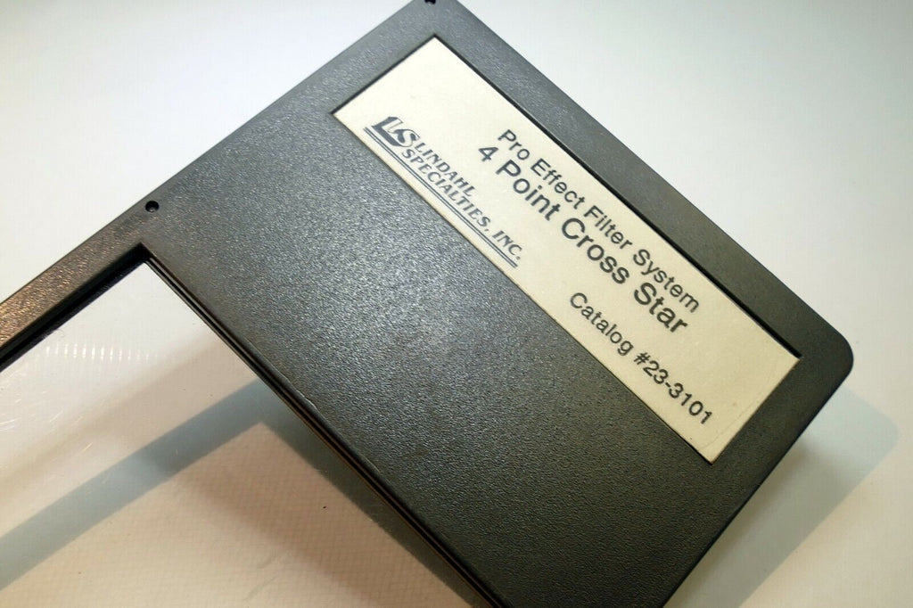 Lindahl 4-Point Cross Star CS Lens Filter drop in square 3X3" 23.3101