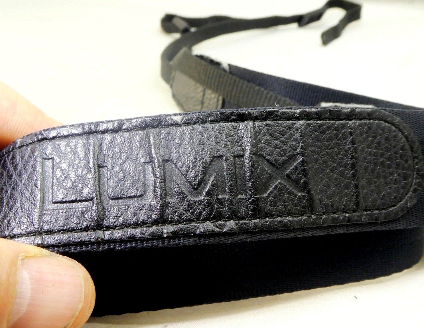 Panasonic Lumix Digital Neck Strap Original Genuine All Black - 3cm wide