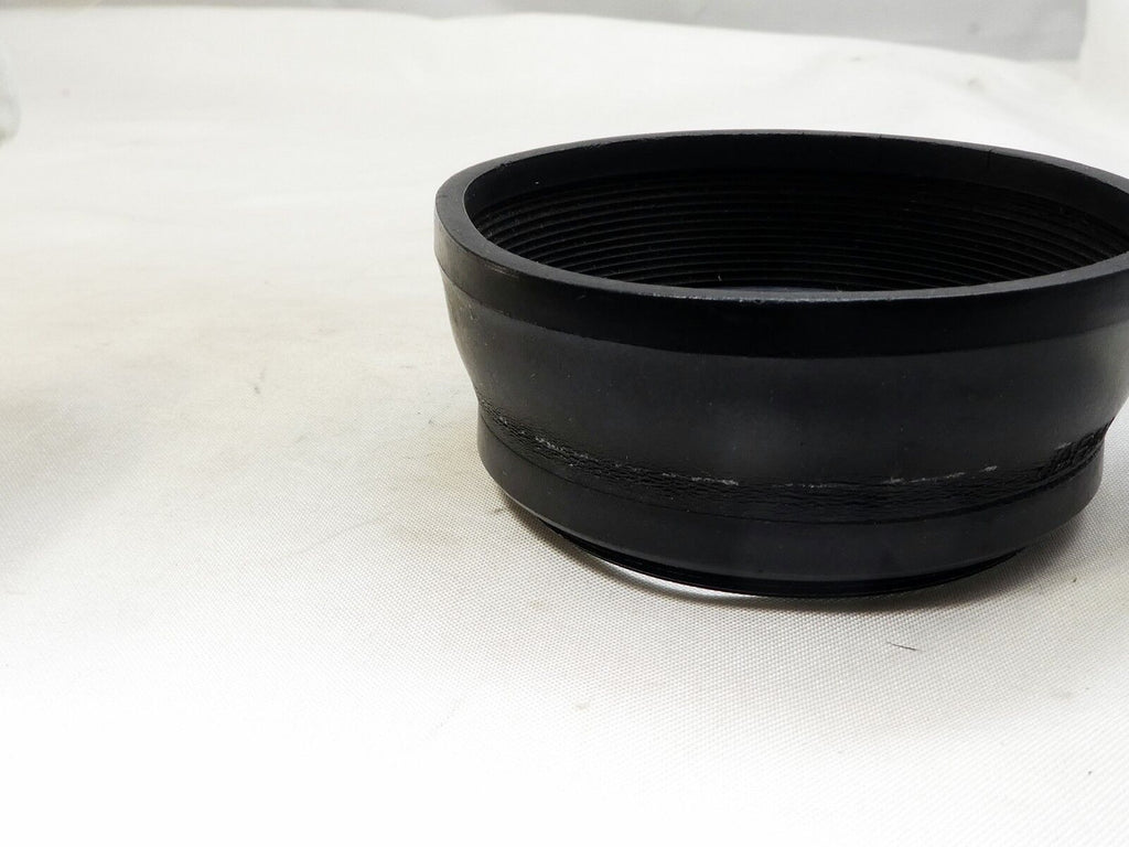 55mm Aetna Rubber Lens Hood Shade double threaded for 50mm f1.8 f2 lenses