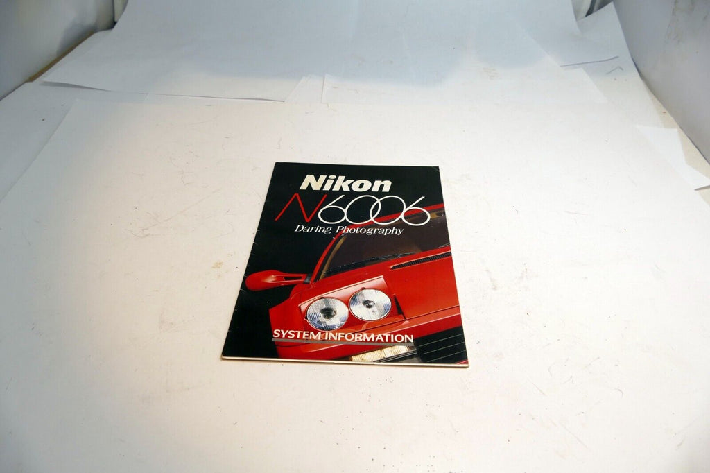 Nikon N6006 camera  Photo Guide Brochure