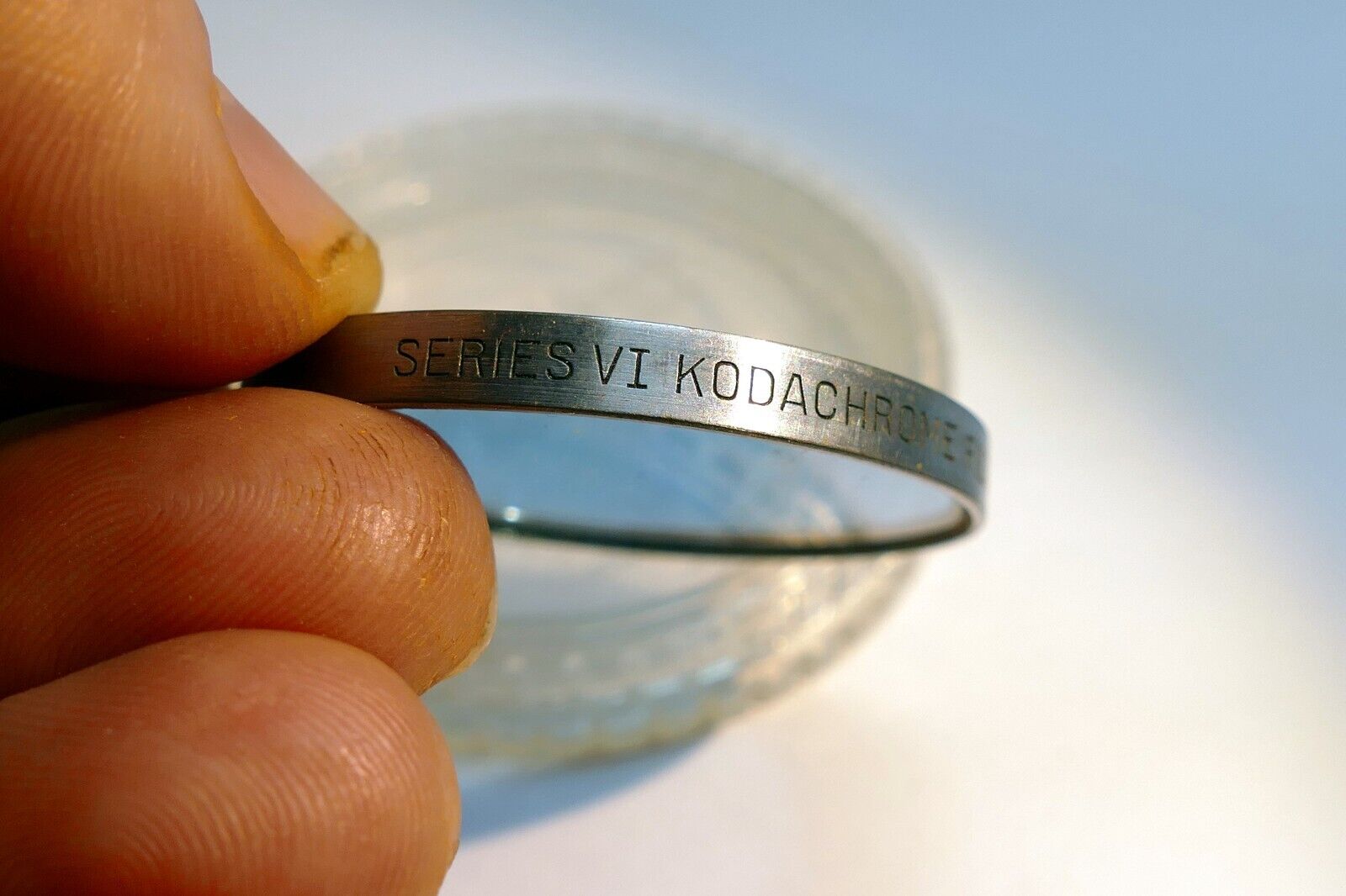 Kodak Lens Filter Series VI ( 6 ) drop in type Blue Photoflood 80B