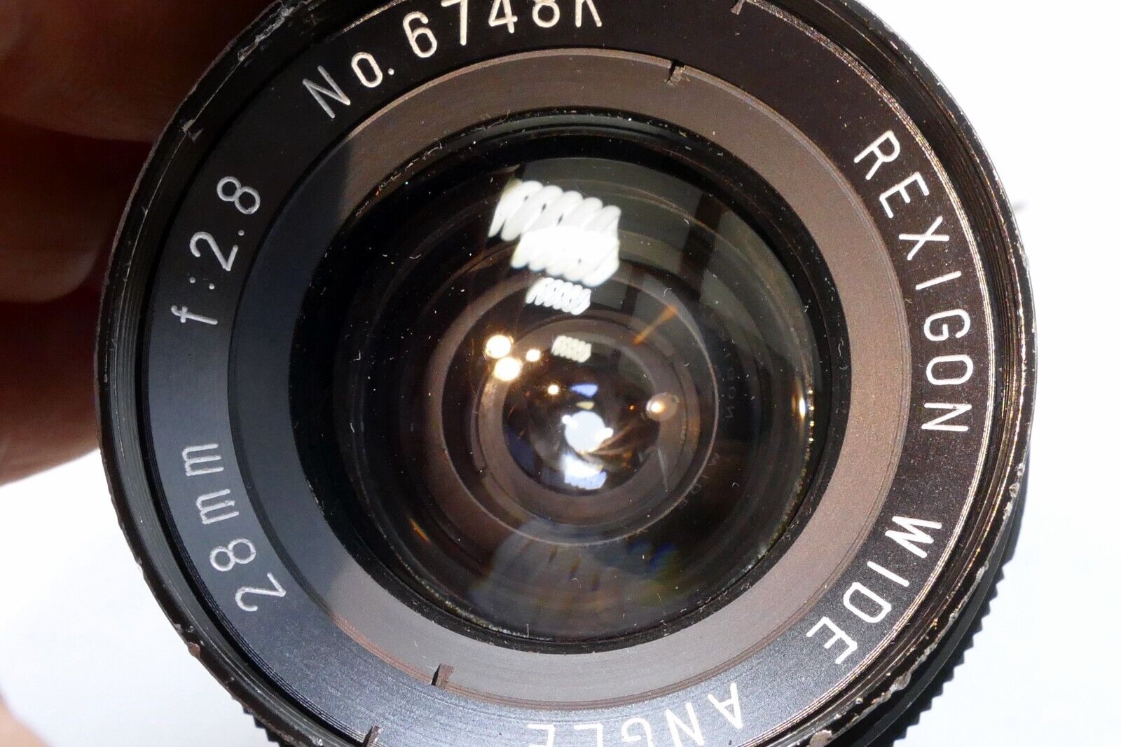 Rexigon 28mm f2.8 wide angle T2 Mount w/M42 Mount - AS IS Parts or Repair