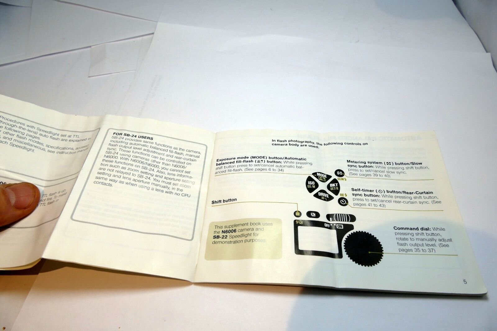 Nikon N6006 N6000 CAMERA FLASH Photography GUIDE Book manual English EN