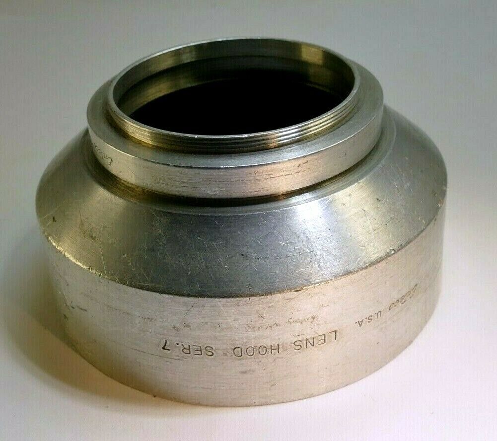 Enteco series 7 VII lens hood shade metal threaded screw in type w/ 49mm adapter