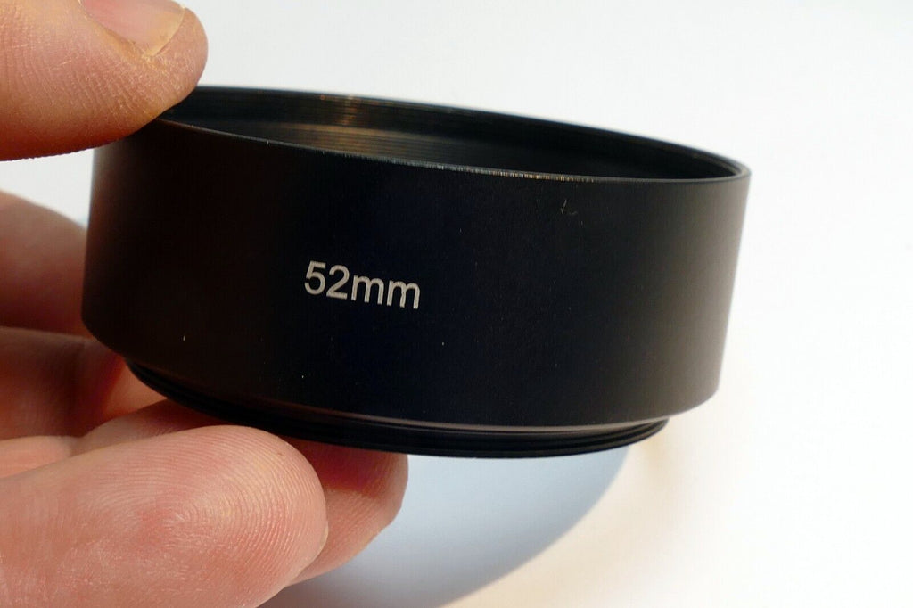 52mm metal Lens Hood Shade double threaded  rear and front for 135mm f2.8