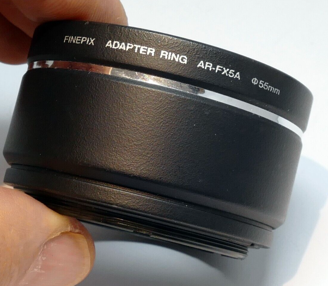 Adapter ring AR-FX5A from 49mm to 55mm Lens hood Shade fujifilm Finepix S5100