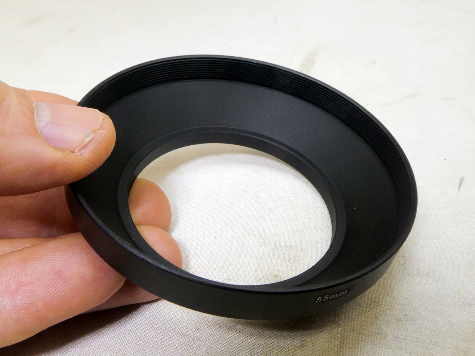 55mm Wide Angle Lens hood Metal for 24mm 28mm f2.5 f2.8 f2.0 Screw in