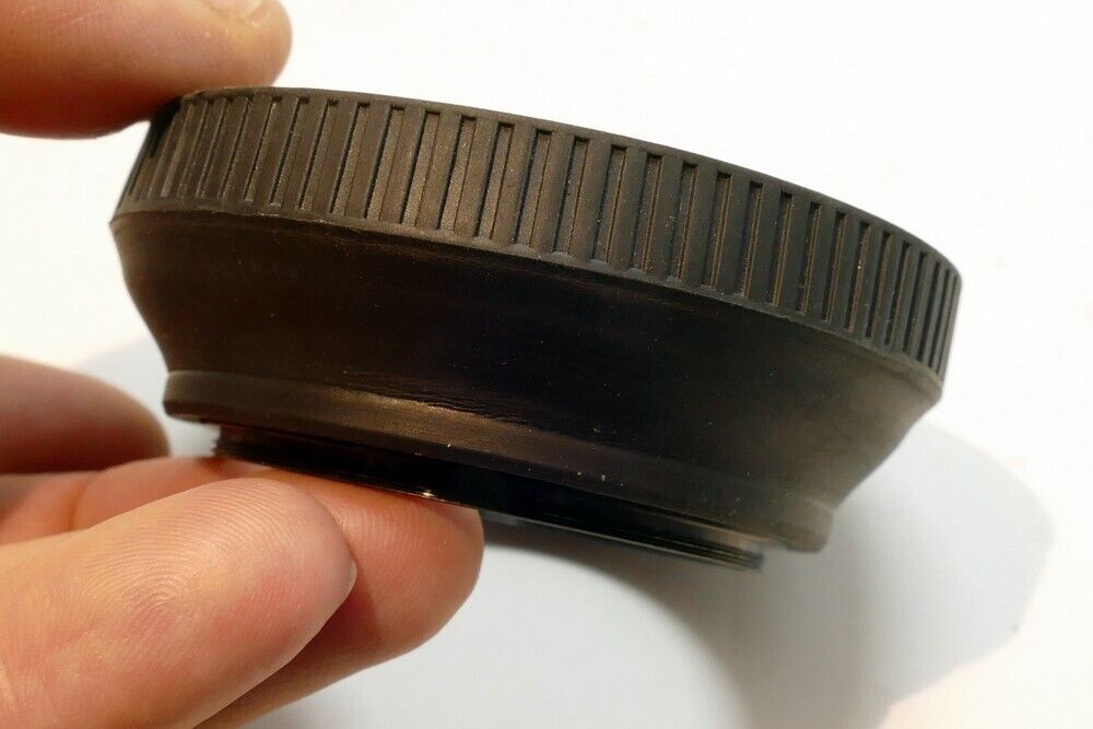 Rubber 52mm Lens Hood Shade for 35mm or 28mm f2.8 wide angle lens