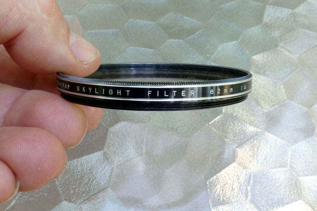 Vivitar  1A skylight  62mm  Filter  Lens Genuine OEM  made in Japan