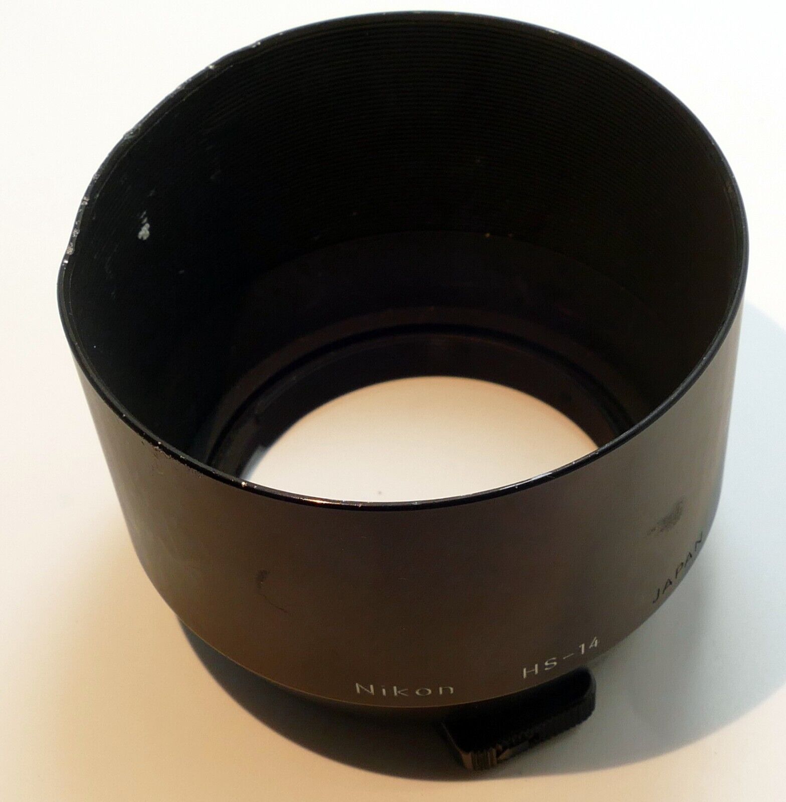 Nikon HS-4 Hood Shade Metal clip on for 105mm f2.8 85mm f2.0 Ai Ai-s Nikkor