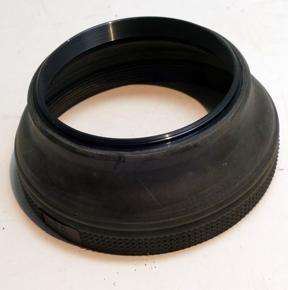 58mm double Threaded Rubber  Lens Hood Shade collapsible made in Japan