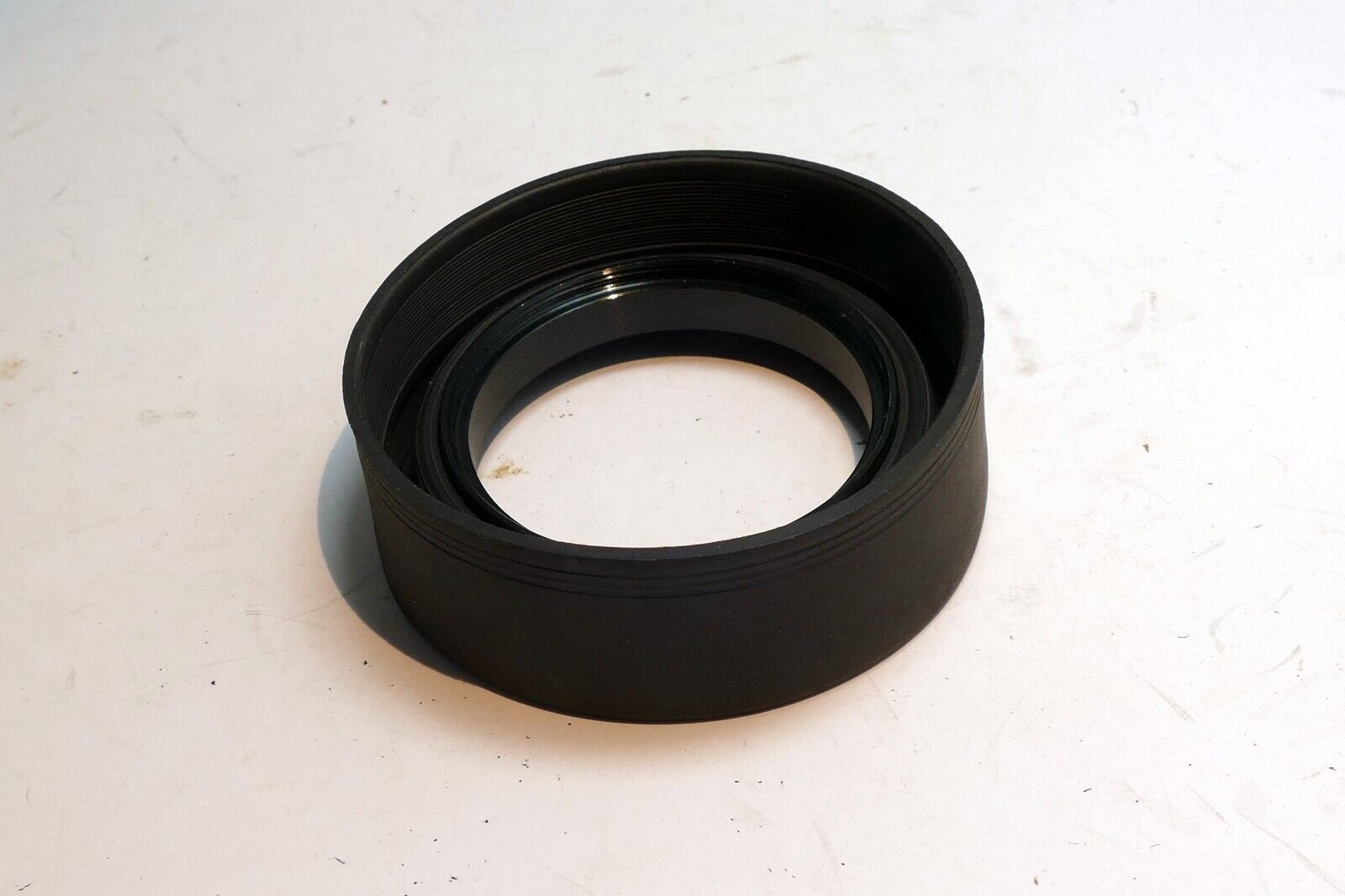 52mm Rubber Double Threaded Lens Hood Shade 3-way telephoto to wide angle