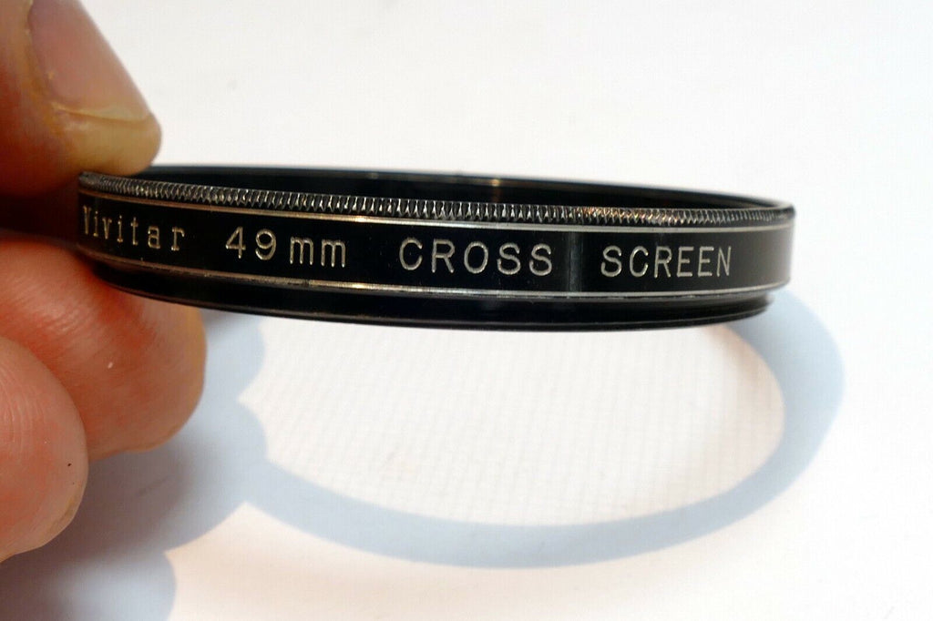 Vivitar  49mm Filter Cross Screen  small Four star