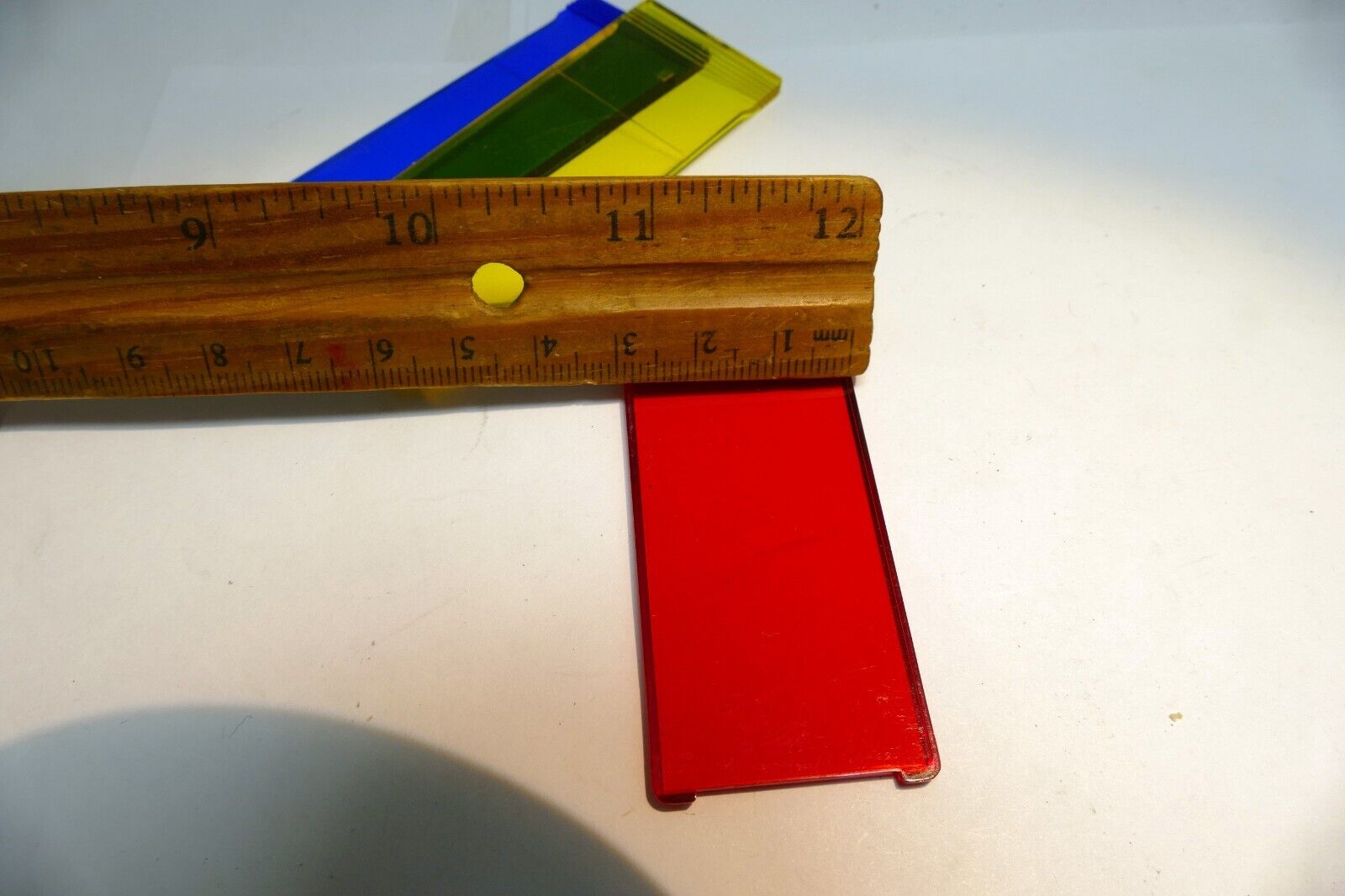 Color filter  Gel filter set 3X8cm for flash system Red Yellow Blue