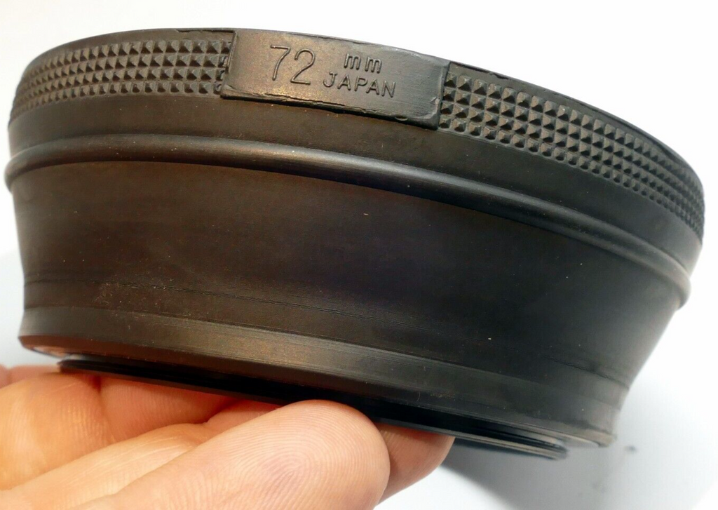 72mm Lens Rubber Hood double threaded for telephoto lenses 300mm 400mm f5.6