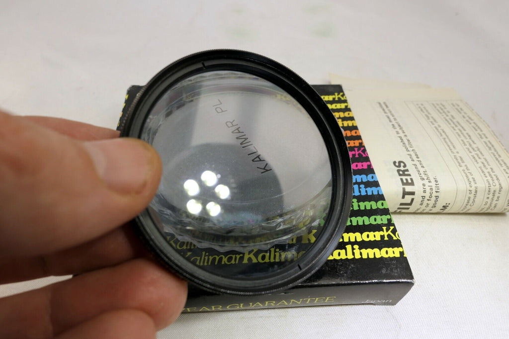 KALIMAR 62mm PL Polar Polarizer Lens Filter  - - -  old stock - never used boxed