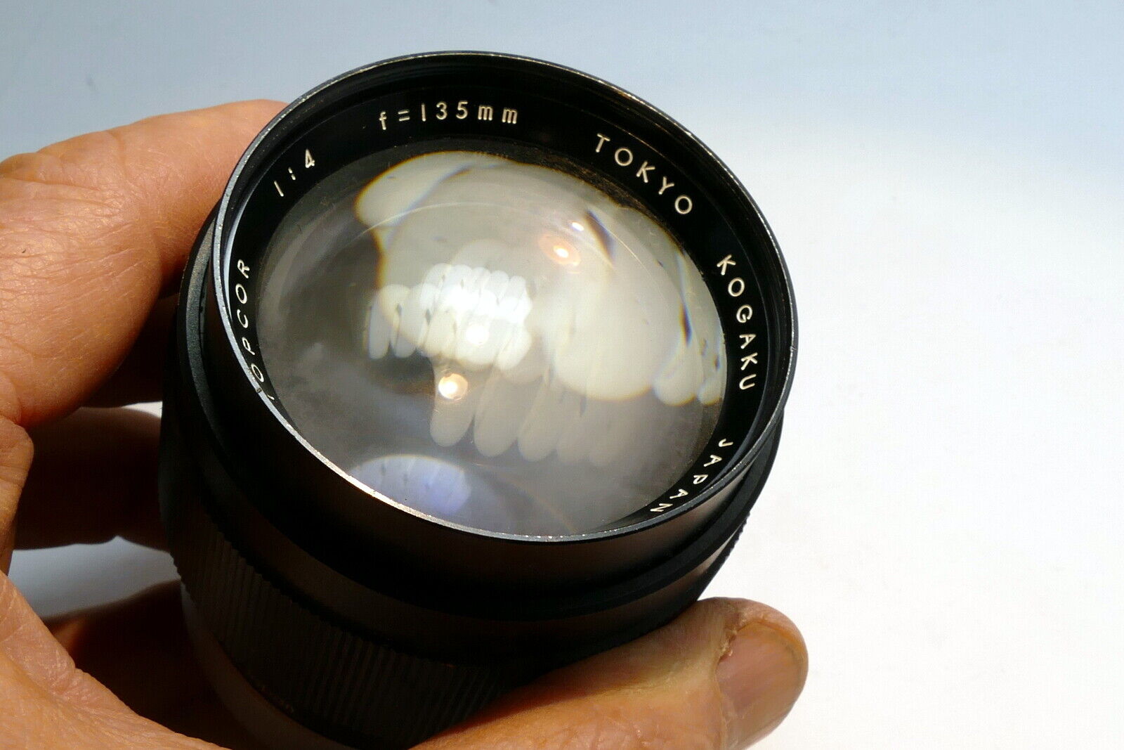 Topcon Topcor UV 135mm f4 lens with heavy haze / fungus AS IS parts or repair