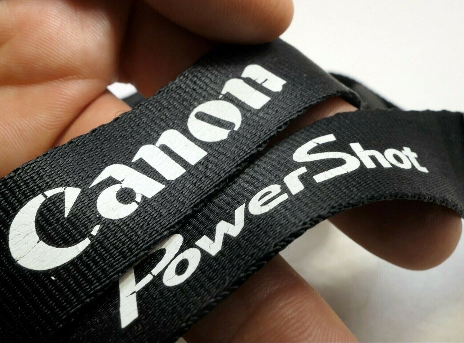 Canon PowerShot Camera Neck Shoulder  Strap EOS Genuine Black 2.5cm wide