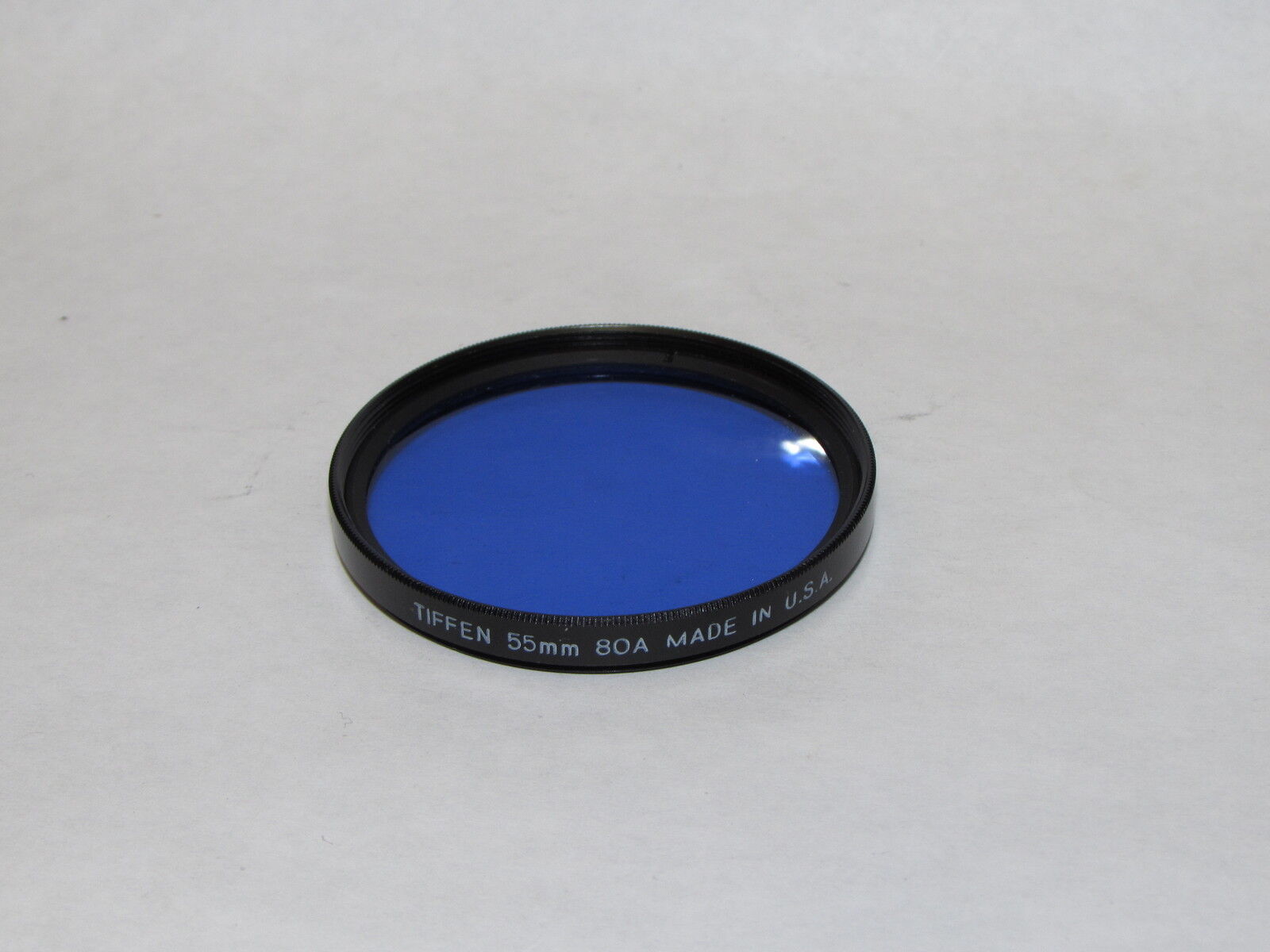 Used Tiffen 80A 55mm Lens Filter Made in USA O32321