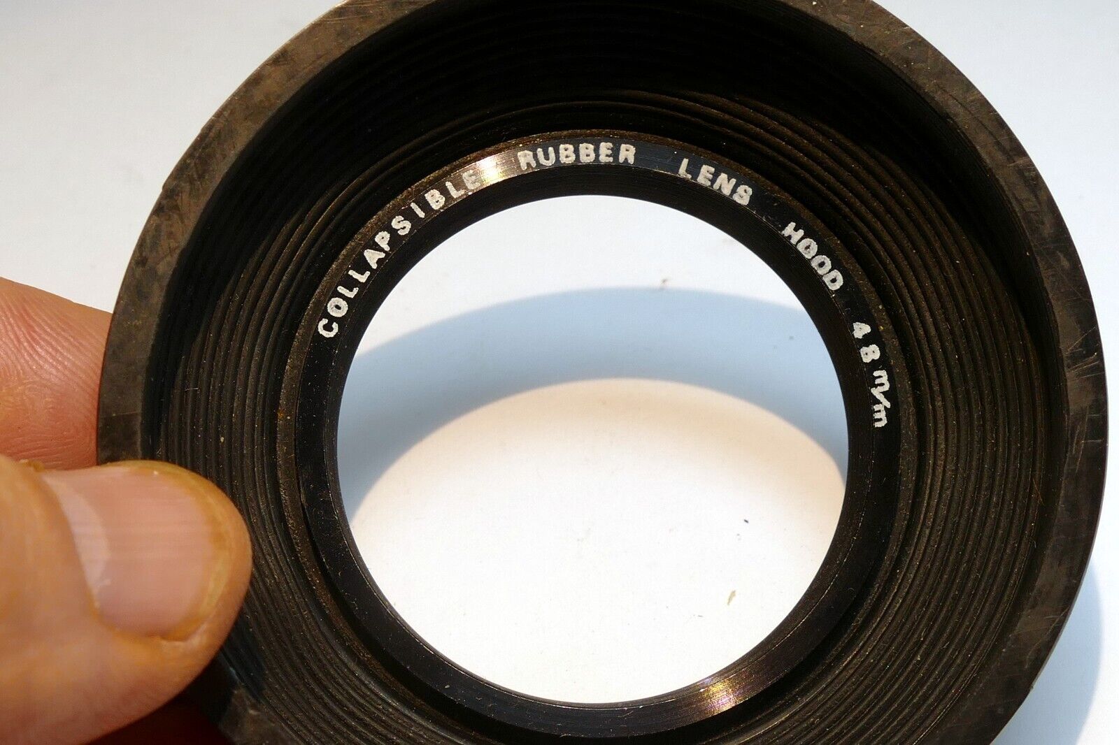 48mm rubber lens hood shade collapsible for TLR Yashica Minolta Ricoh