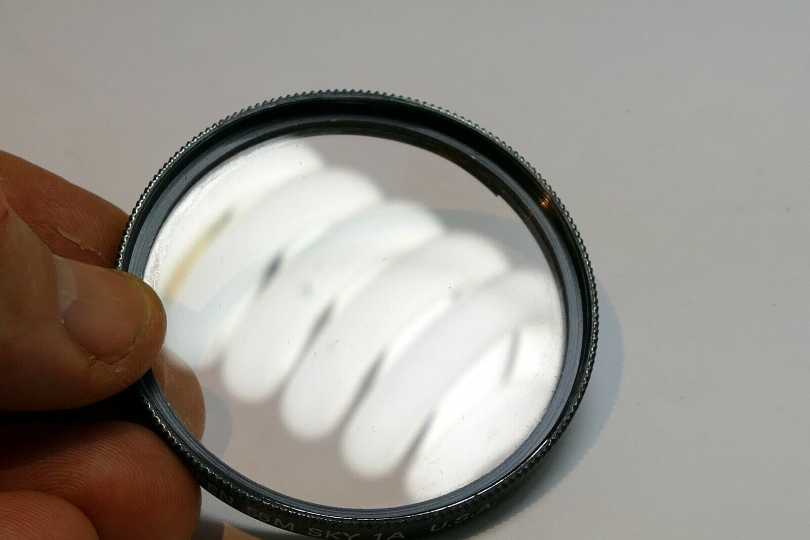 Tiffen 55mm Sky Skylight 1A Lens Filter threaded screw in made in USA