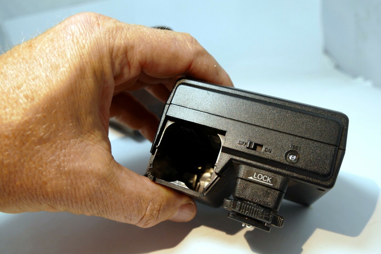 Konica X-24 Flash - AS IS for parts damaged battery door