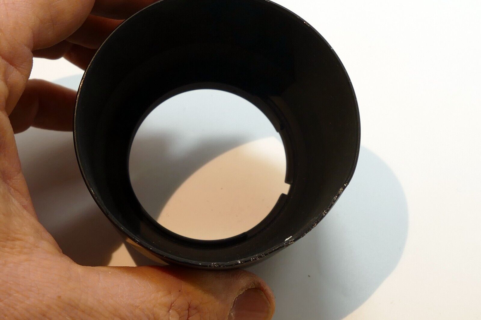 Nikon HS-4 Hood Shade Metal clip on for 105mm f2.8 85mm f2.0 Ai Ai-s Nikkor