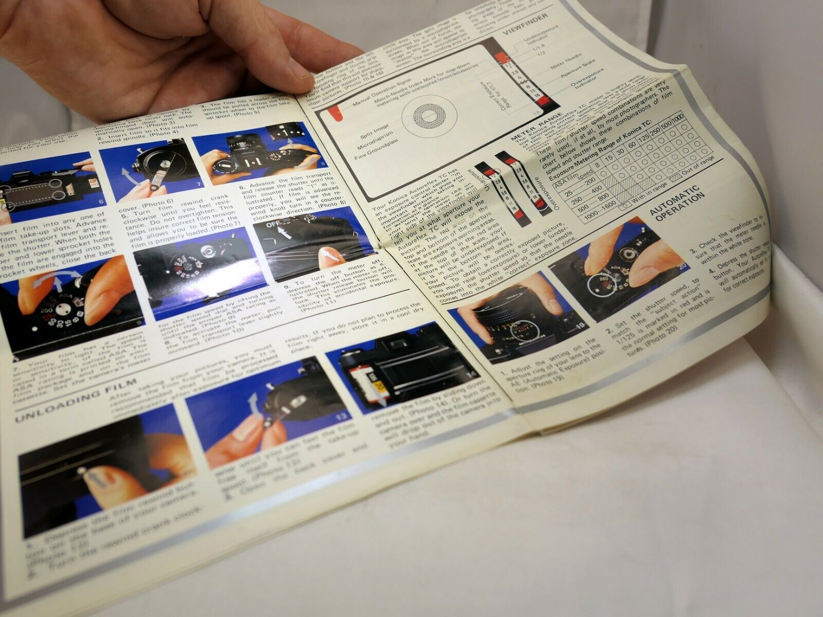 Konika TC Autoreflex camera lens System Brochure List 1978
