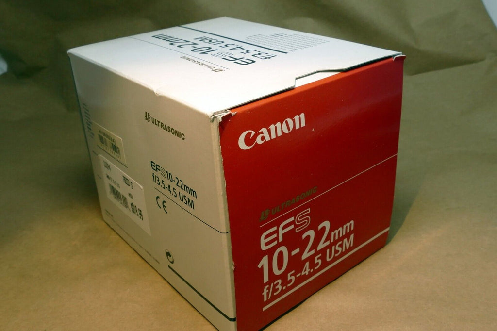 empty lens box (only) for  EF-S 10-22mm f/3.5-4.5 USM lens