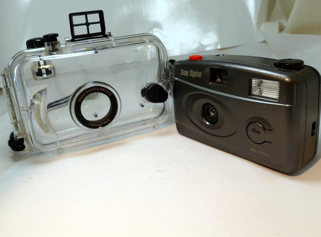 Scuba Diving Underwater 35mm Film Camera Waterproof to 100 Feet Reusable w/Flash