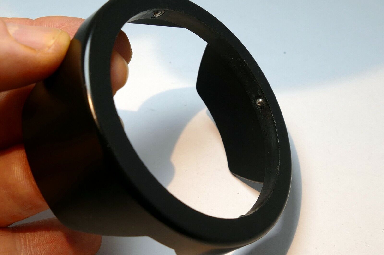 Plastic Lens Hood Shade incomplete  (missing inner ring )
