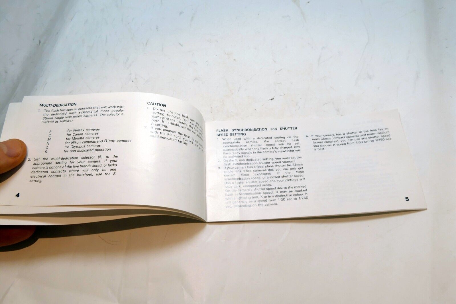 Black's SB64 flash Operating Guide Manual