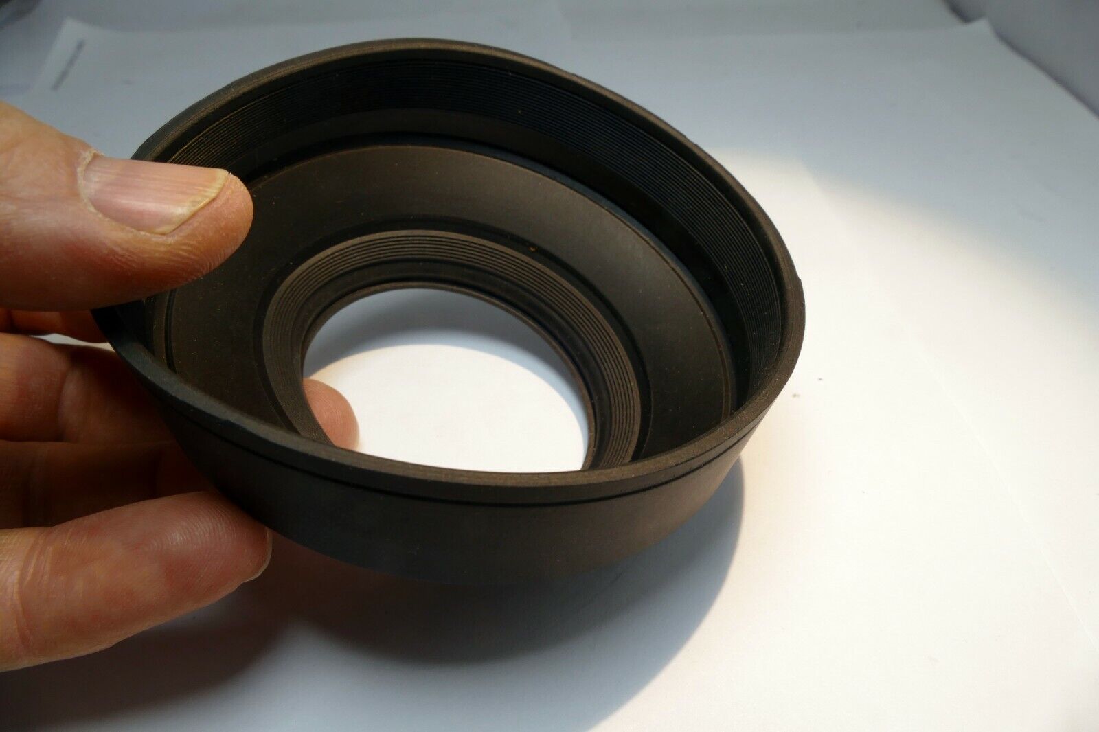 Rubber for 52-55mm Collapsible Lens Hood Shade (incomplete item) missing ring