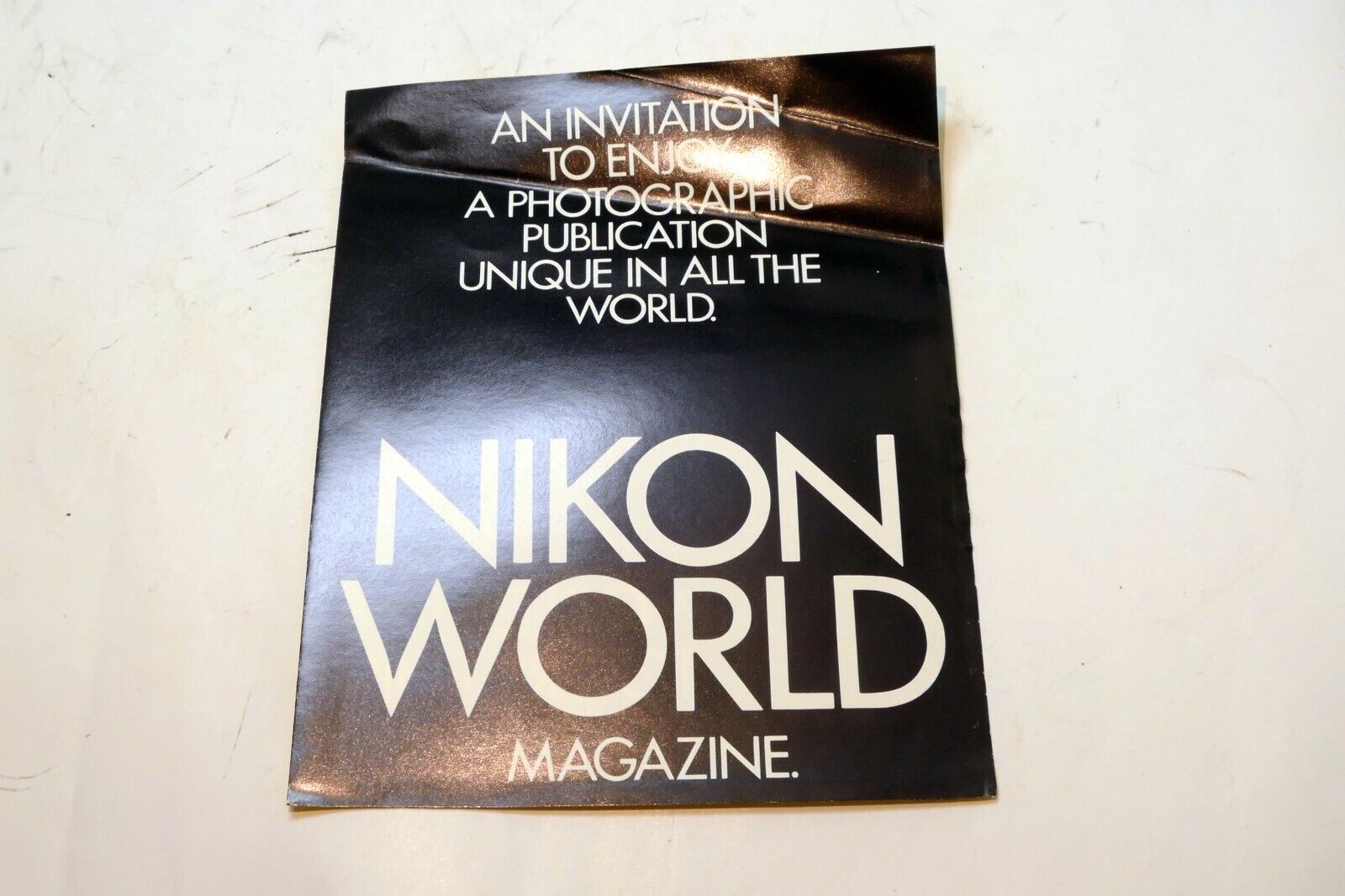 Order card form for Nikon World Photographic Magazine - vintage 1980's