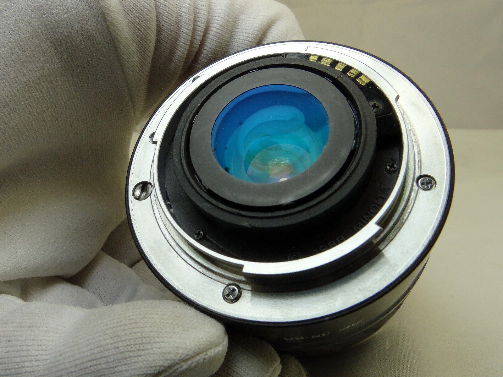 Minolta 35-80mm f4-5.6 Lens Maxxum Haze inside - Parts or Repair AS IS