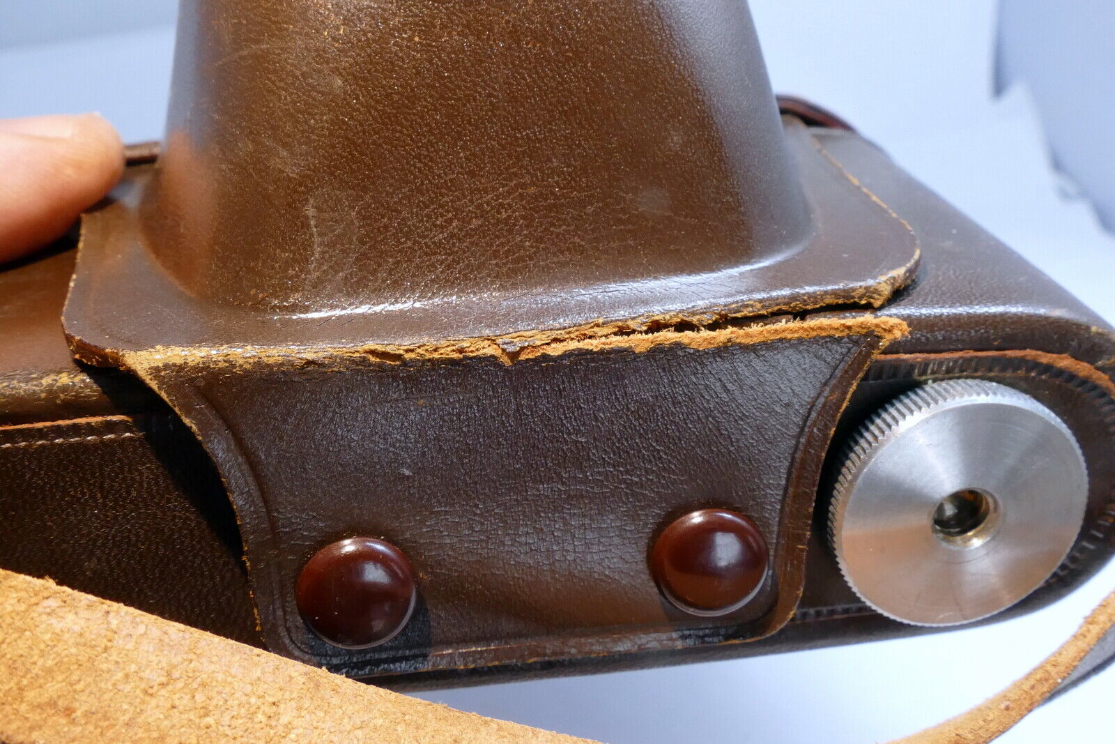 Taron Leather case for 35 camera with Tomioka Lausar 4.5cm f2.8 Lens Rangefinder